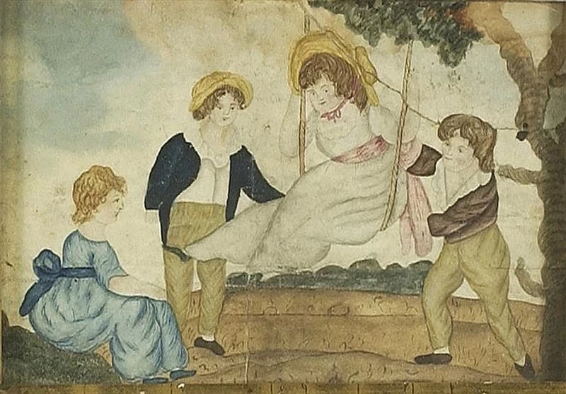 Quattro bambini piccoli, due maschi e due femmine